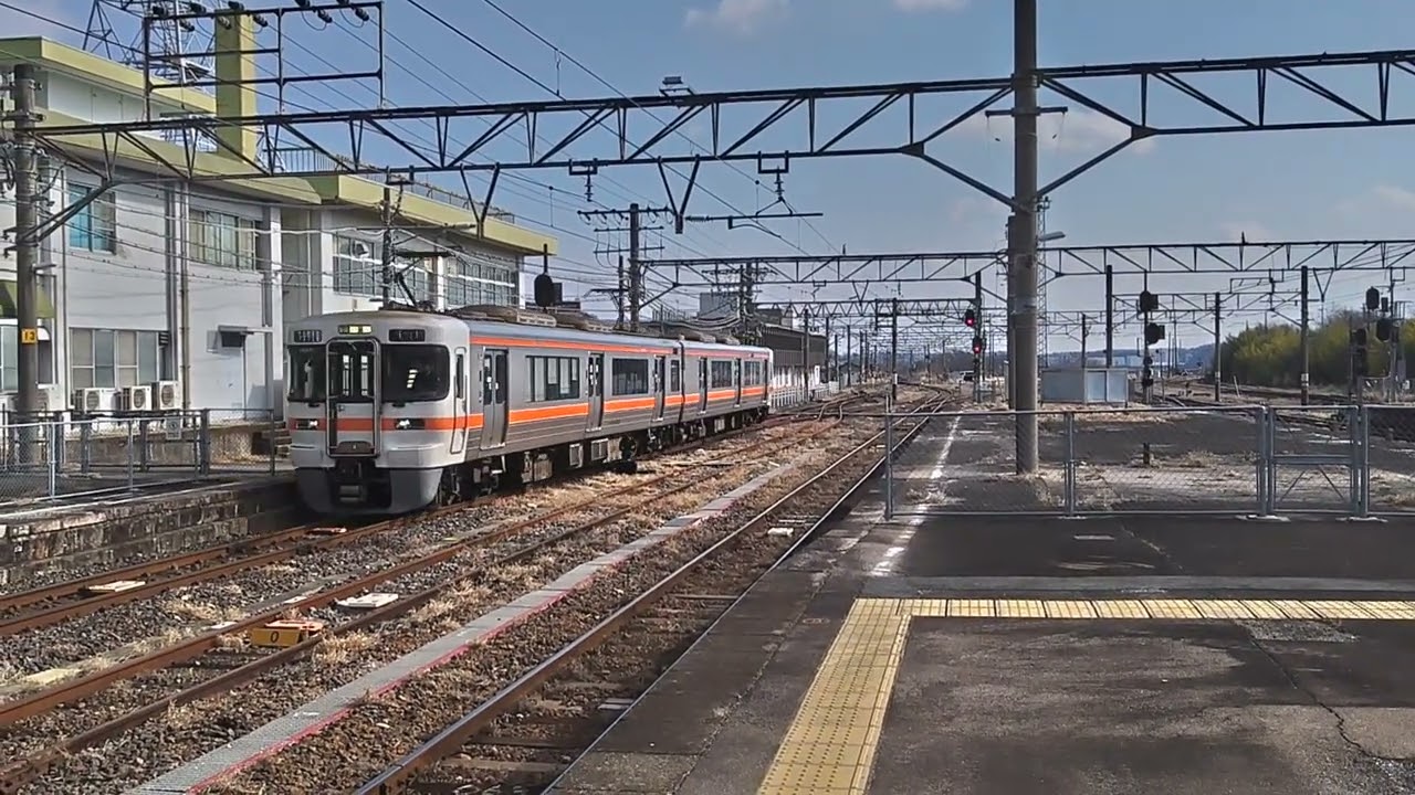 313系B516編成亀山到着