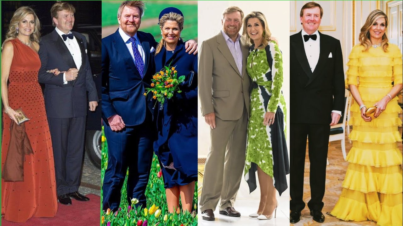 Queen  Maxima of  Netherlands Crown Prince Willem royal beauty  romantic  couple Memorable Moments