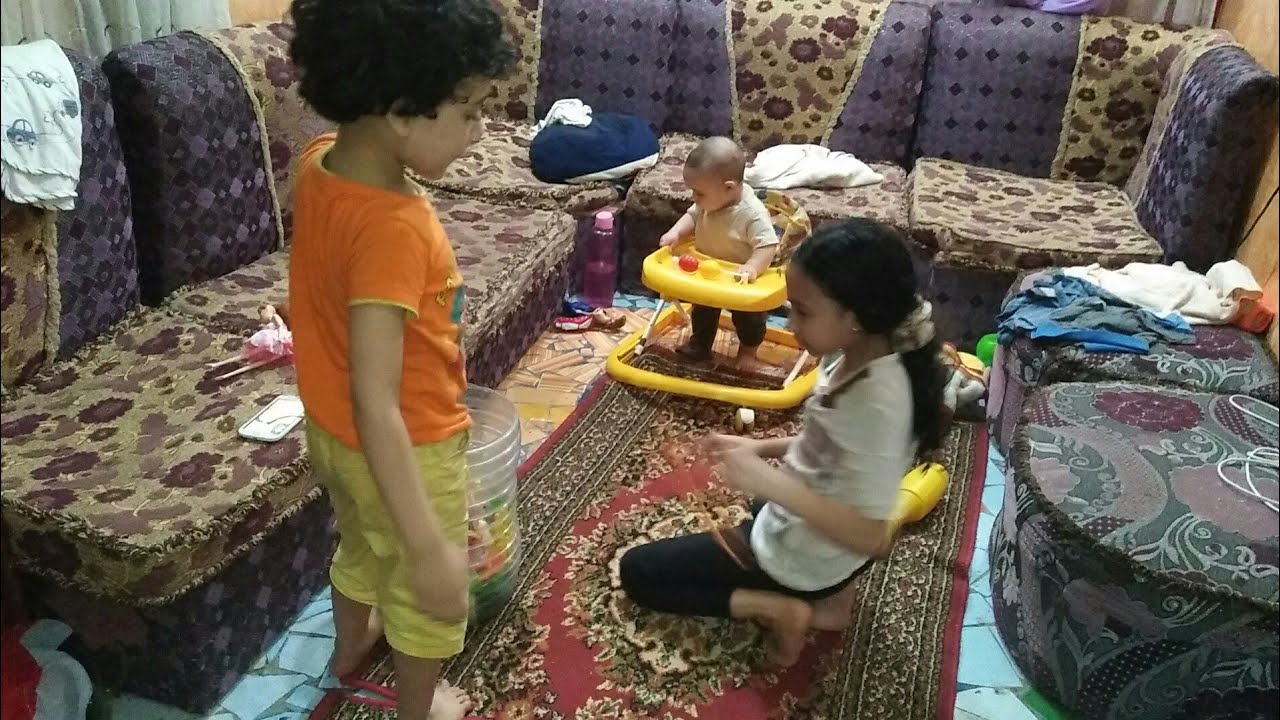 روتينى اليومى مع اولادي 👶👫