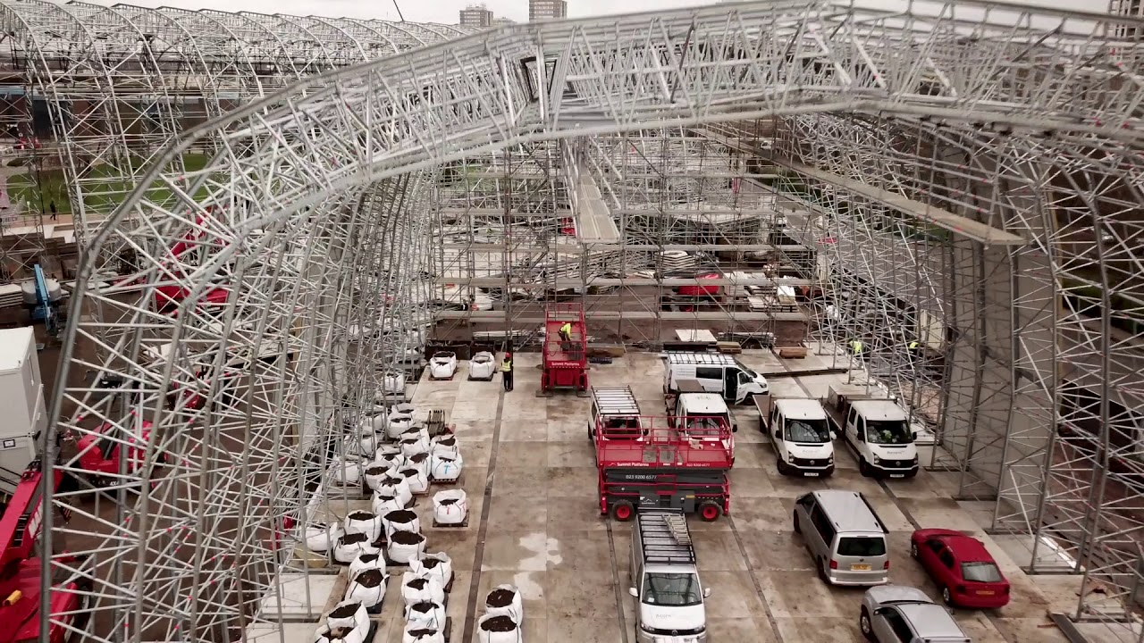 TIMELAPSE BUILD | Building Troubadour White City Theatre