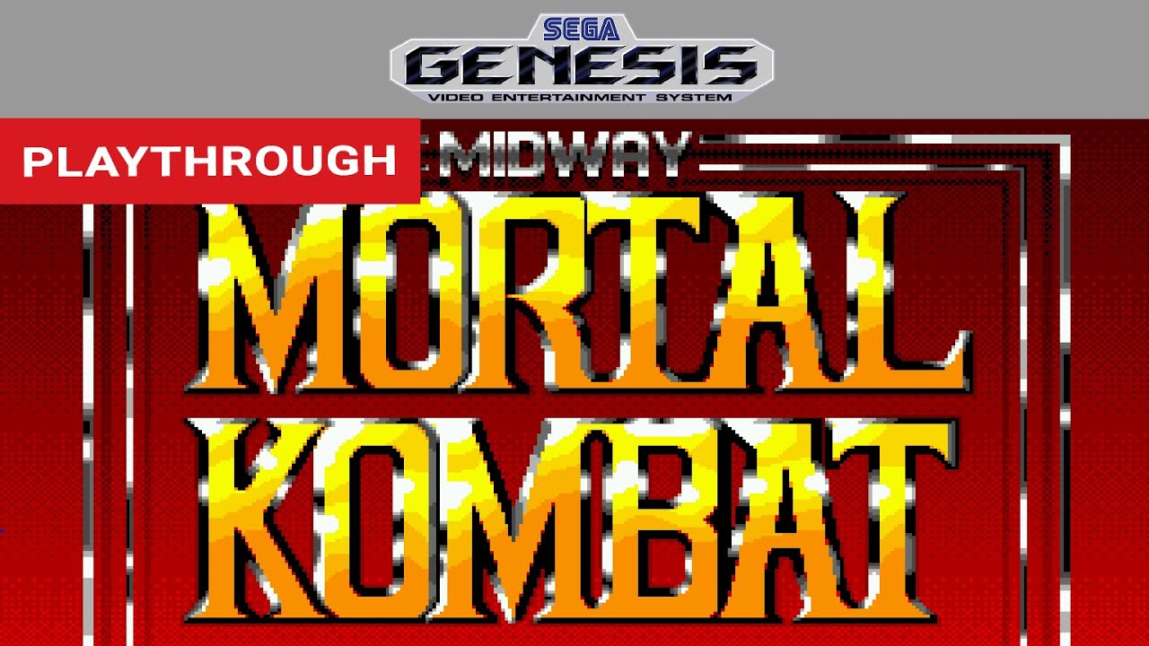 Mortal Kombat (Sega Genesis) Playthrough [HD] | RetroGameUp
