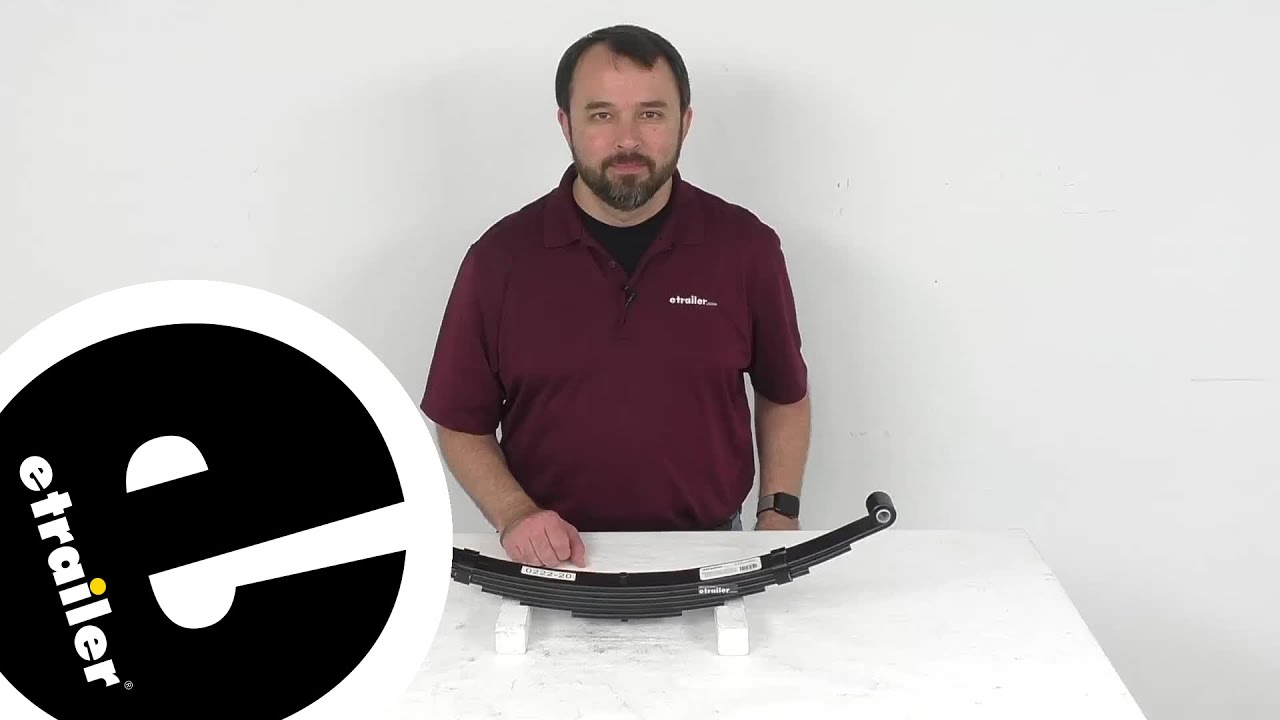 etrailer | What to Know About the 6-Leaf Double-Eye Spring for 4,500-lb Trailer Axles