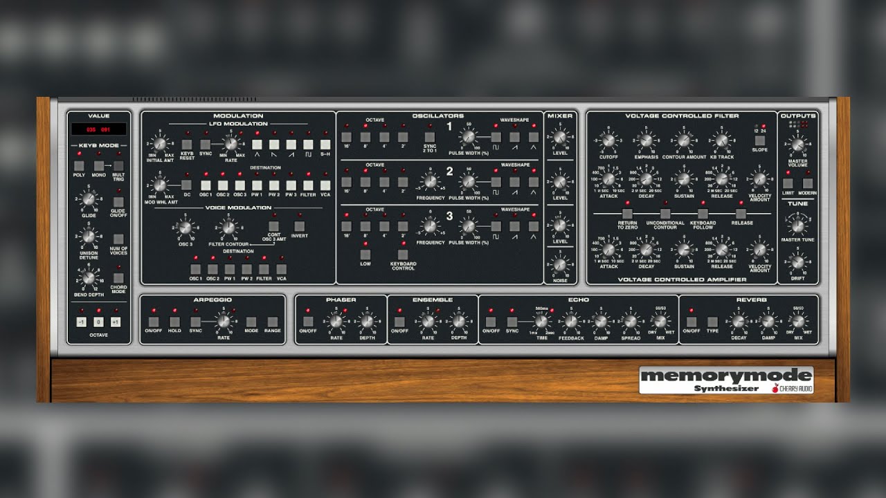 Cherry Audio Memorymode | Ambient Pads