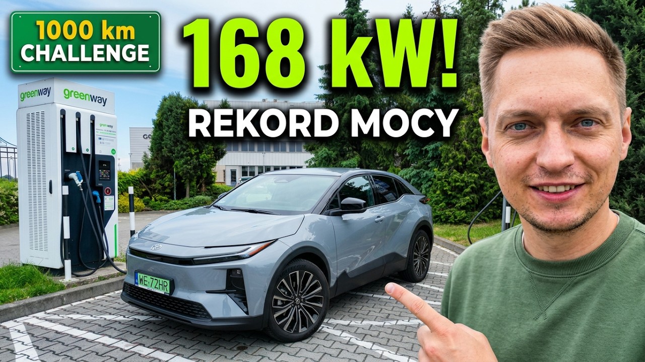 NOWA ELEKTRYCZNA TOYOTA C-HR+ 🤔 TEST 1000 km Challenge i cena od 159.900 zł... WYNIK ZASKOCZYŁ!
