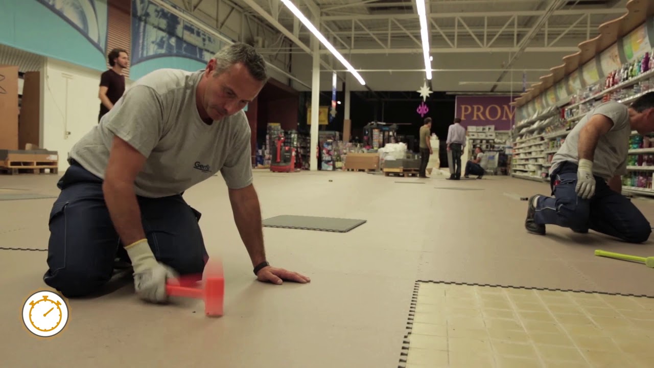 FEAG Gerflor GTI TILES   lose Verlegung