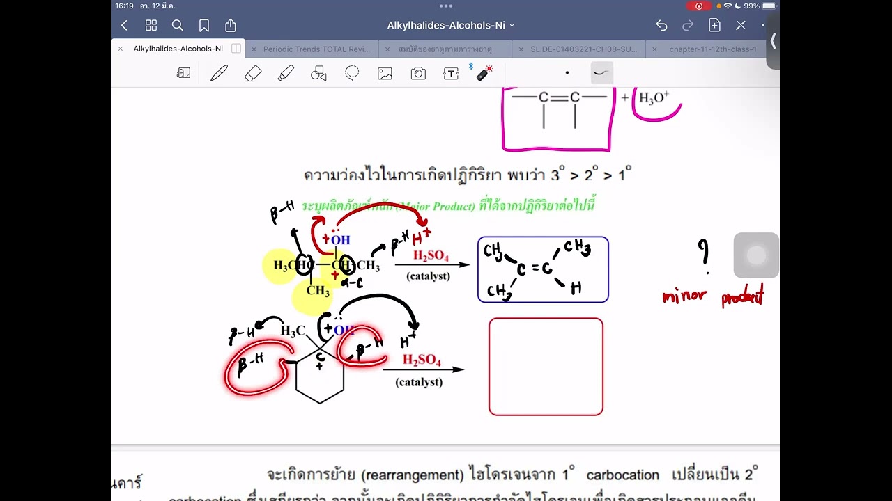 Organic chemistry | alcohol, ether, epoxides ระดับมหาวิทยาลัย