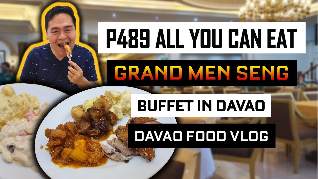 All You Can Eat Buffet | Grand Men Seng Hotel Davao | Eat All You Can in Davao | Davao Food Vlog