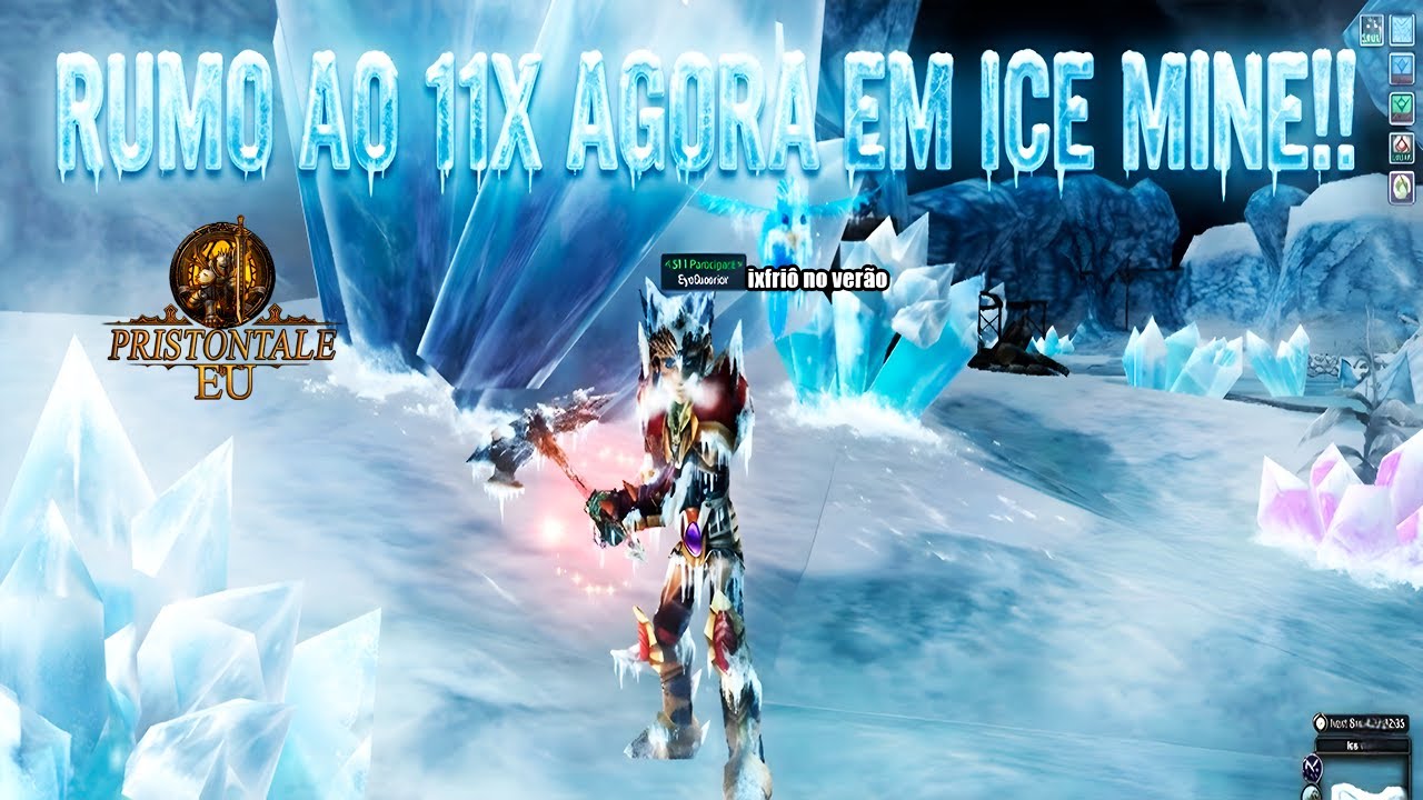 PRISTON TALE EU - 🔴 LIVE ON EM BUSCA DO 11X!! ESFRIOU POR AQUI EM ICE MINE!!