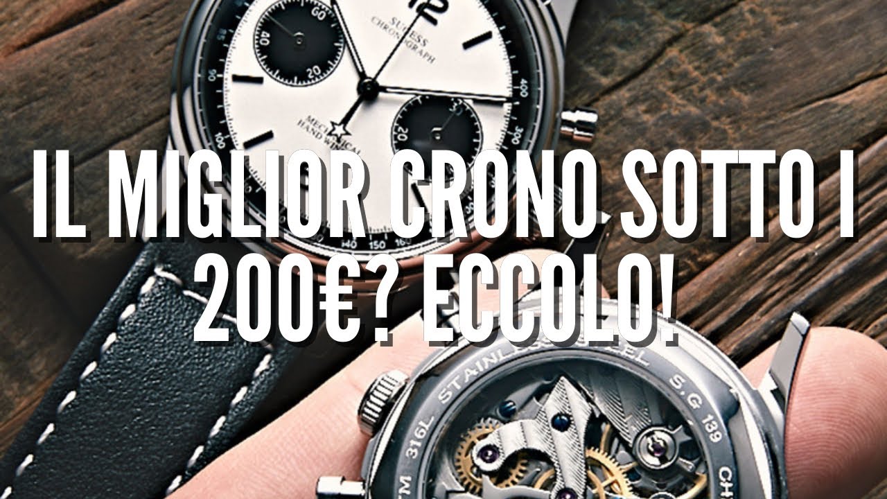 Il miglior cronografo meccanico sotto i 200€? Sugess! + Pippone sul Seagull ST19