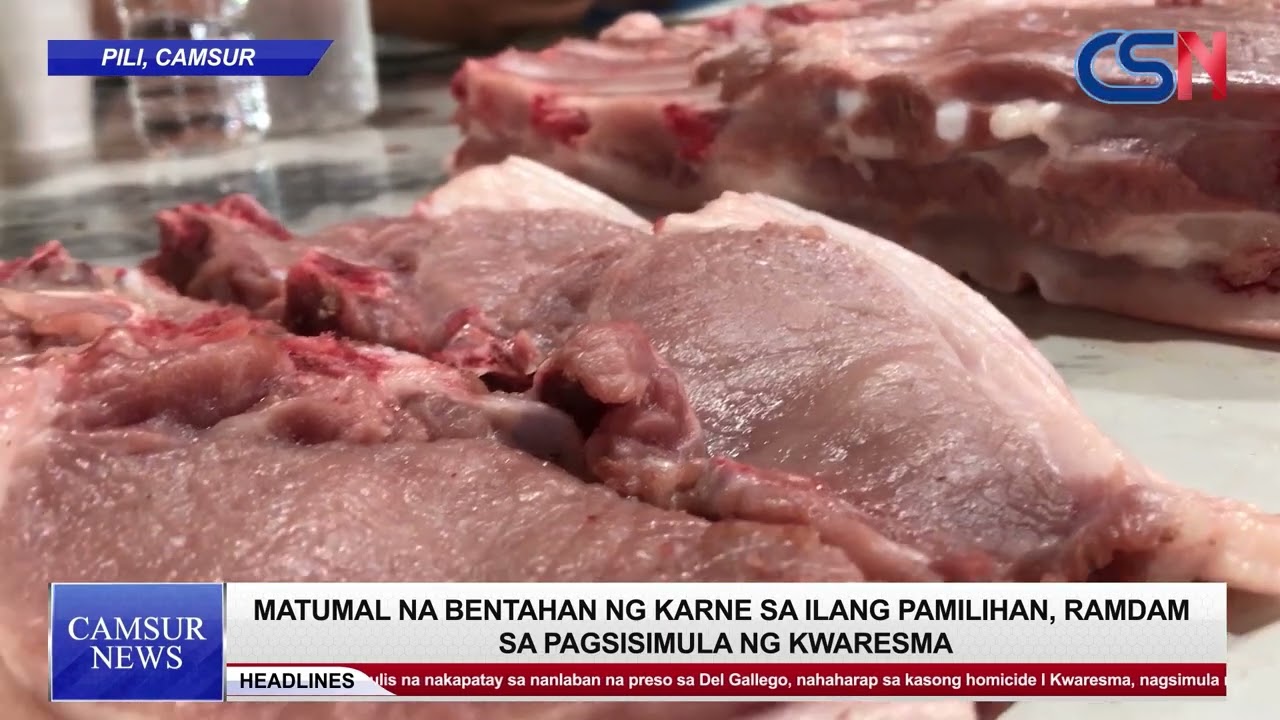 Matumal na bentahan ng karne sa ilang pamilihan, ramdam sa pagsisimula ng kwaresma