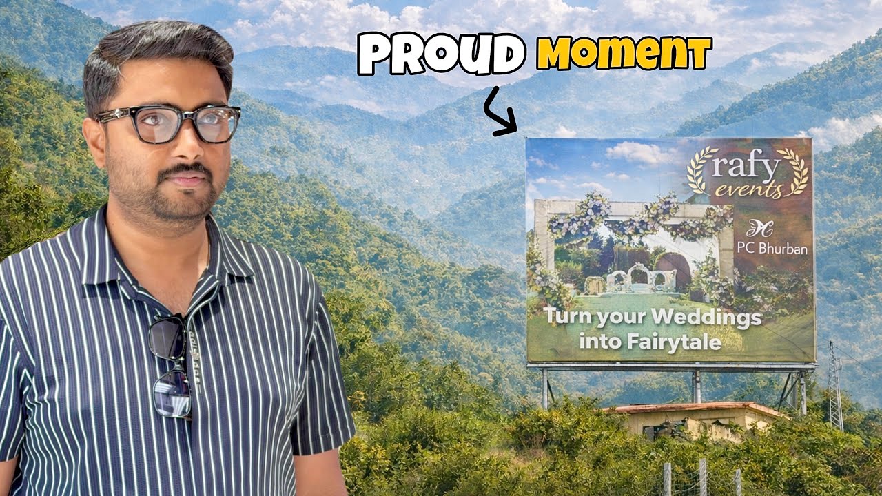 Proud Moment! Rafy Events at PC Bhurban |Wedding Decor Billboard in the Mountains