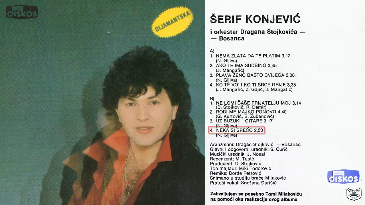 Serif Konjevic - Neka si sreco - (Audio 1989)