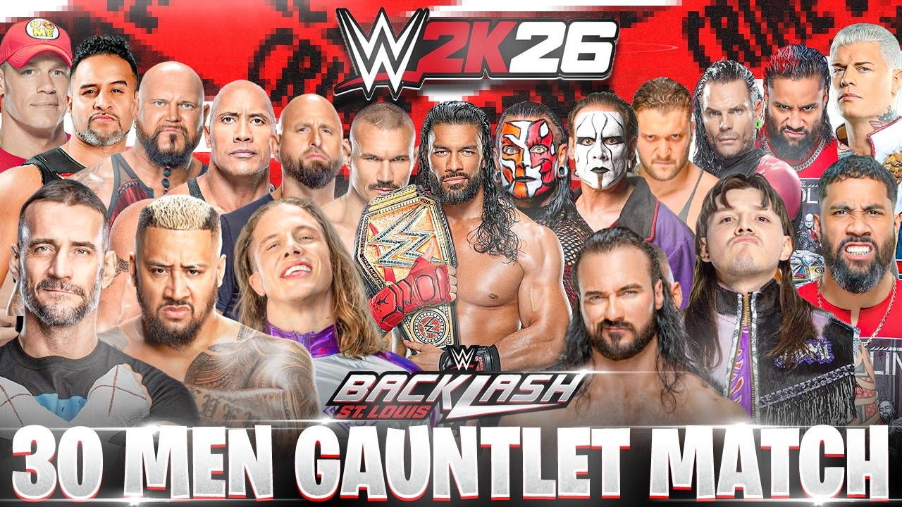 WWE 2K26 Backlash Gauntlet Match – Who Will Survive?