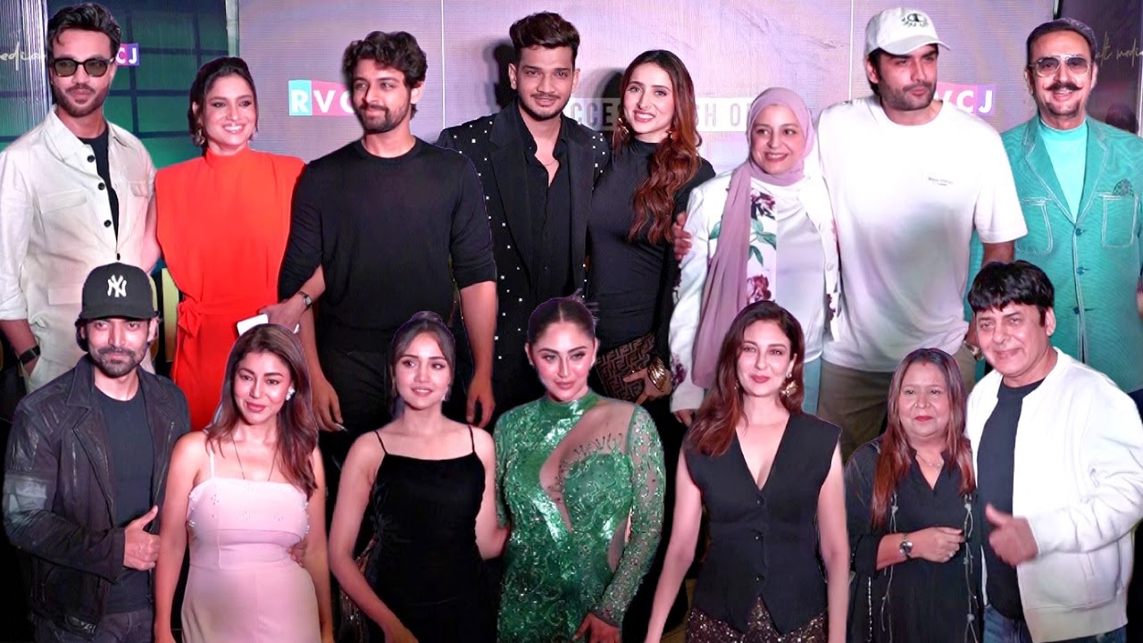Munawar Faruqui First Copy Success Party - Vivian, Gurmeet, Debina, Ankita, Samarth, Ashi, Krystle