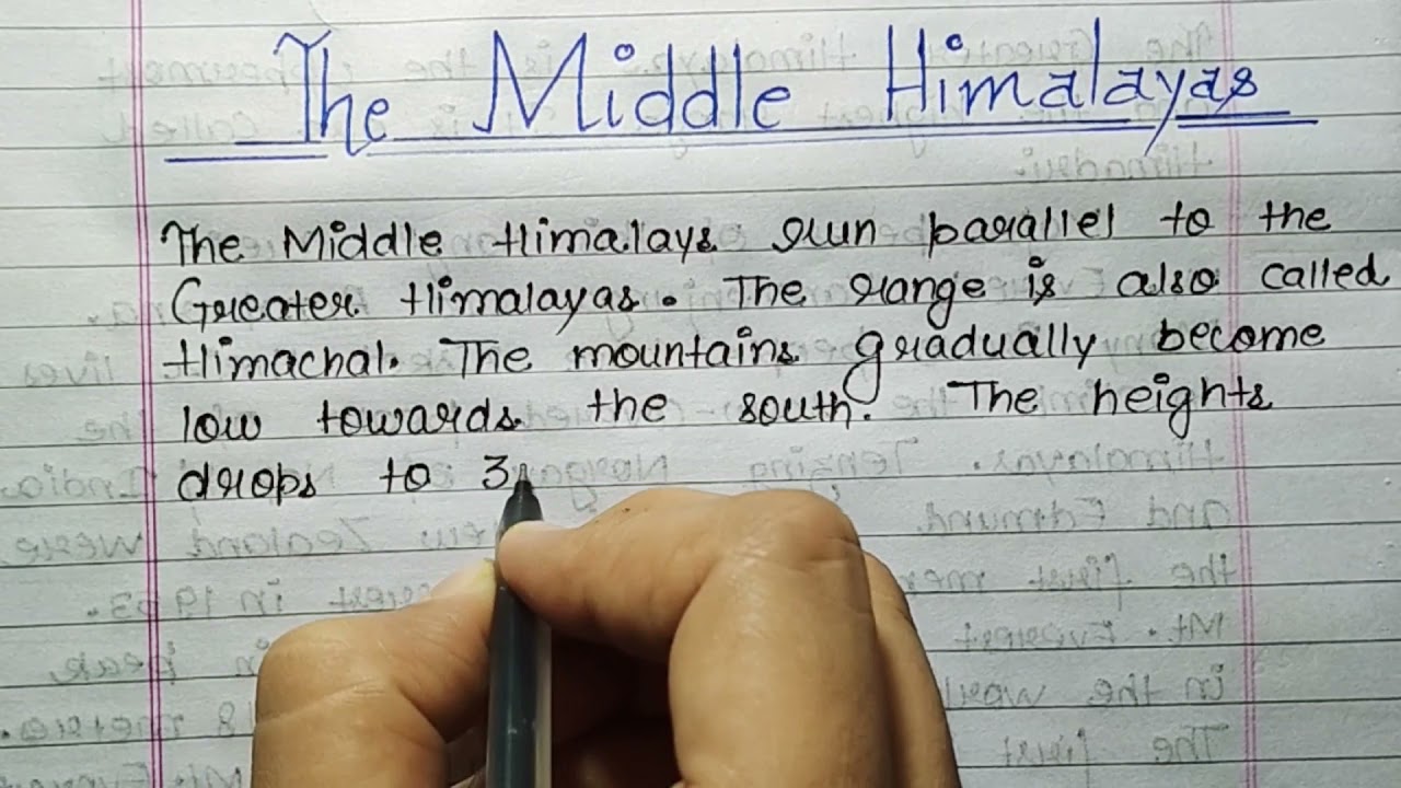 What are Middle Himalayas|Middle Himalayas
