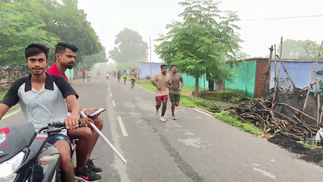 SSC GD 5km Trail 🔥 || Ramgrh Physical academy || Ankitrunner academy 5km ✅