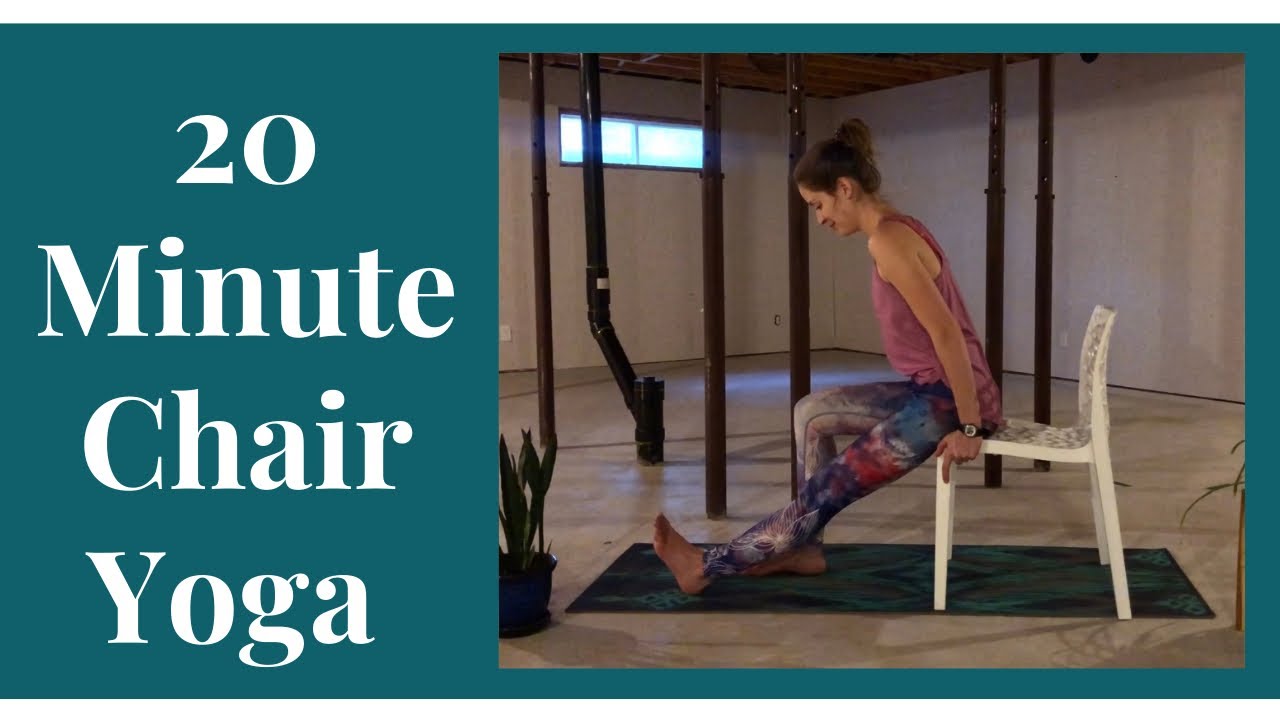 Total Body Chair Yoga/Stretch 20 minutes | Part 1/6