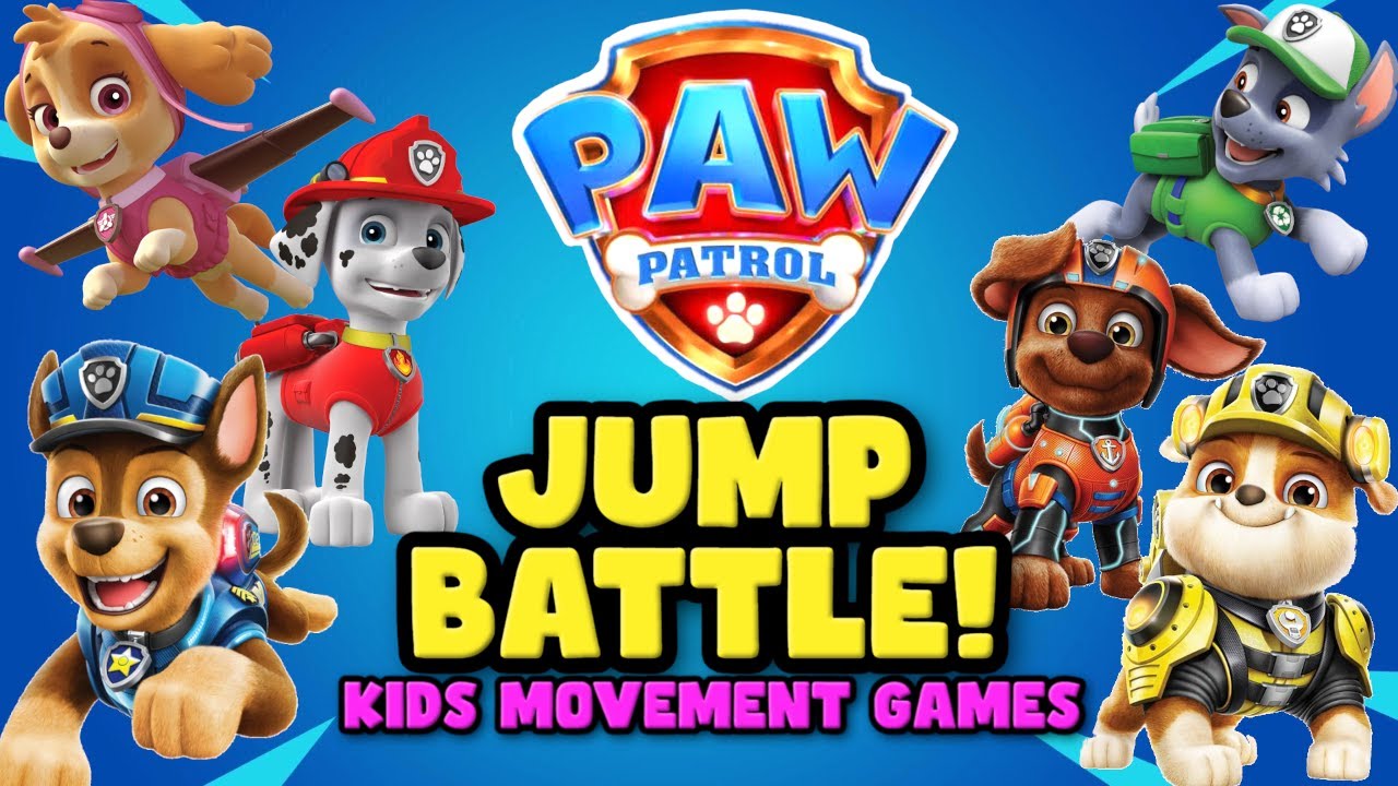Paw Patrol Jump Battle | Mighty Puppy Brain Break | Just Dance