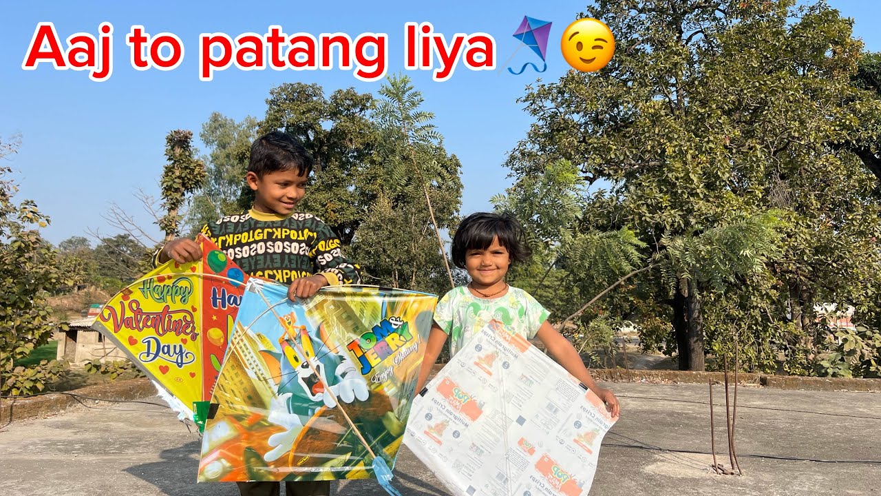 Aaj to patang 🪁 liya || happy makarsankranti ❤️|| @Akashwdwvlog 