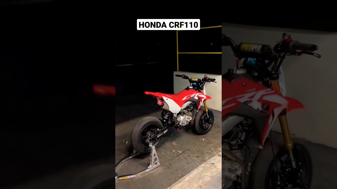 CRF 110 SUPERMOTO CARBON ❤ #shorts #crf110 #crf #carbon #modified