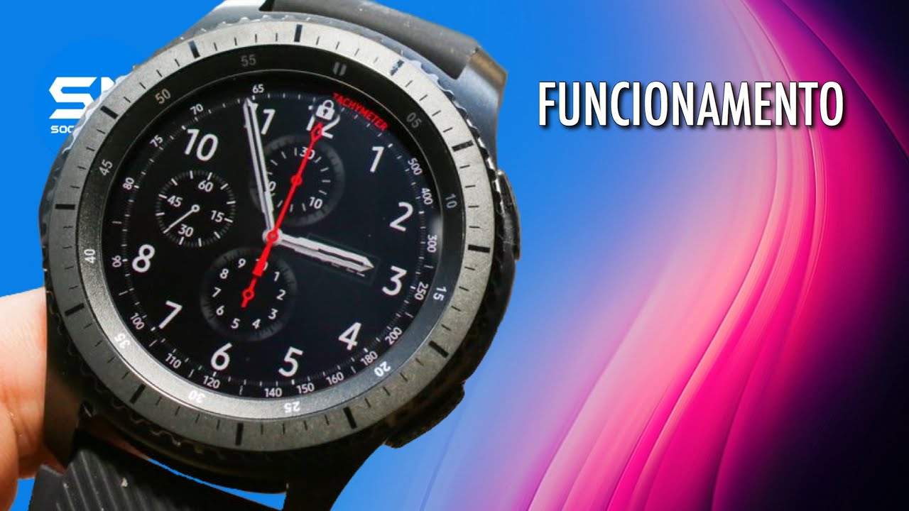 Funcionamento do Gear S3 Frontier em português PT