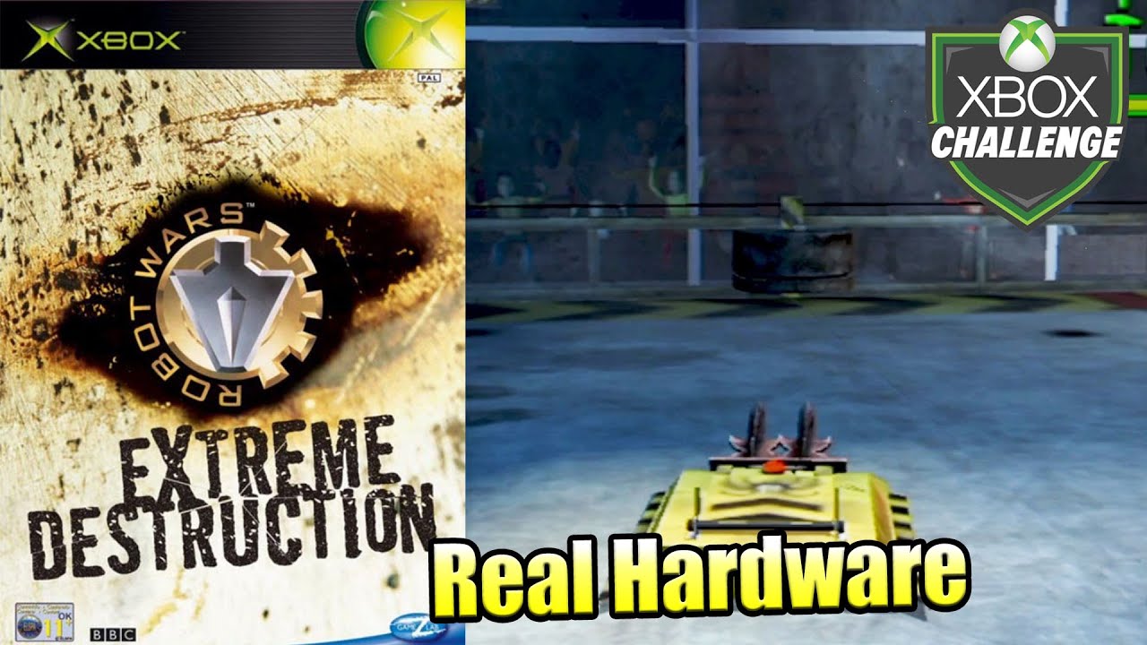 Robot Wars Extreme Destruction — Xbox OG Gameplay HD — Real Hardware {Component}