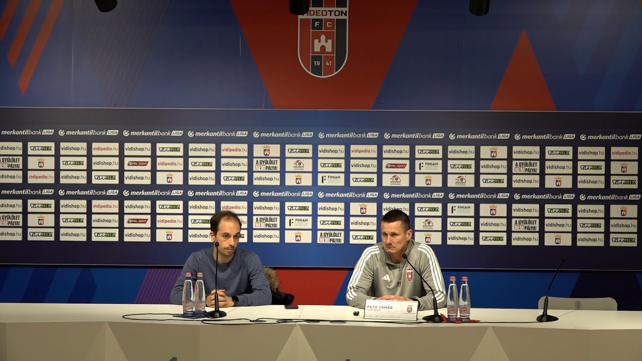 Videoton FC Fehérvár - FC Ajka (1-0) | Mérkőzés utáni sajtótájékoztató
