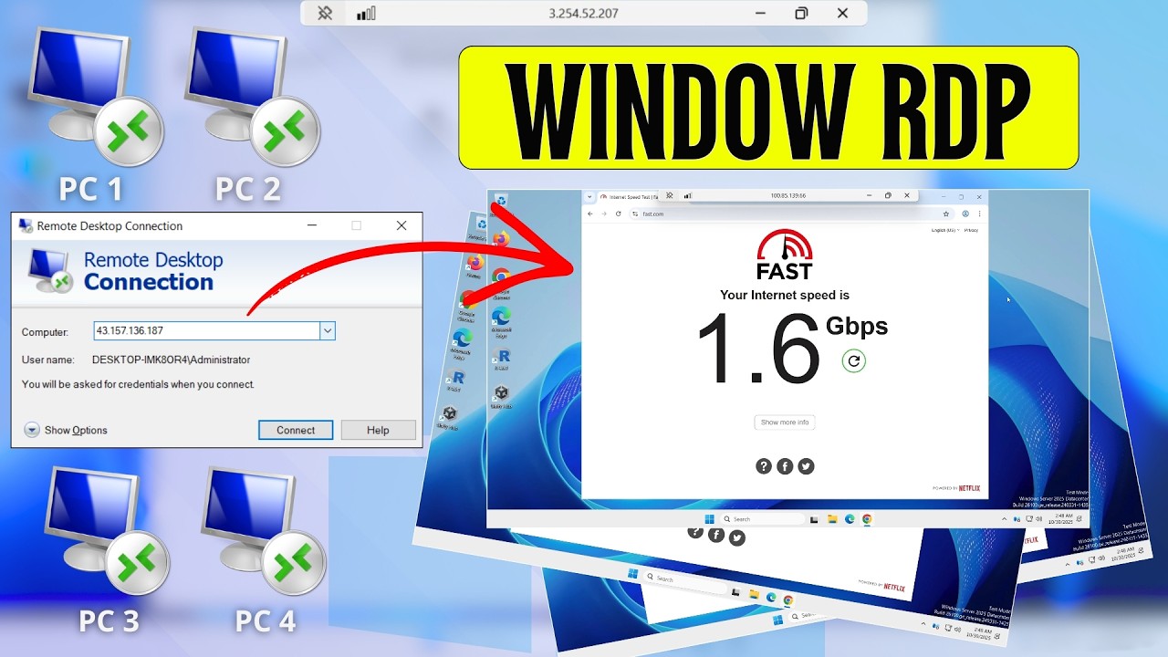 High Performance Free RDP | Full Admin Access | Step-by-Step Guide ✅