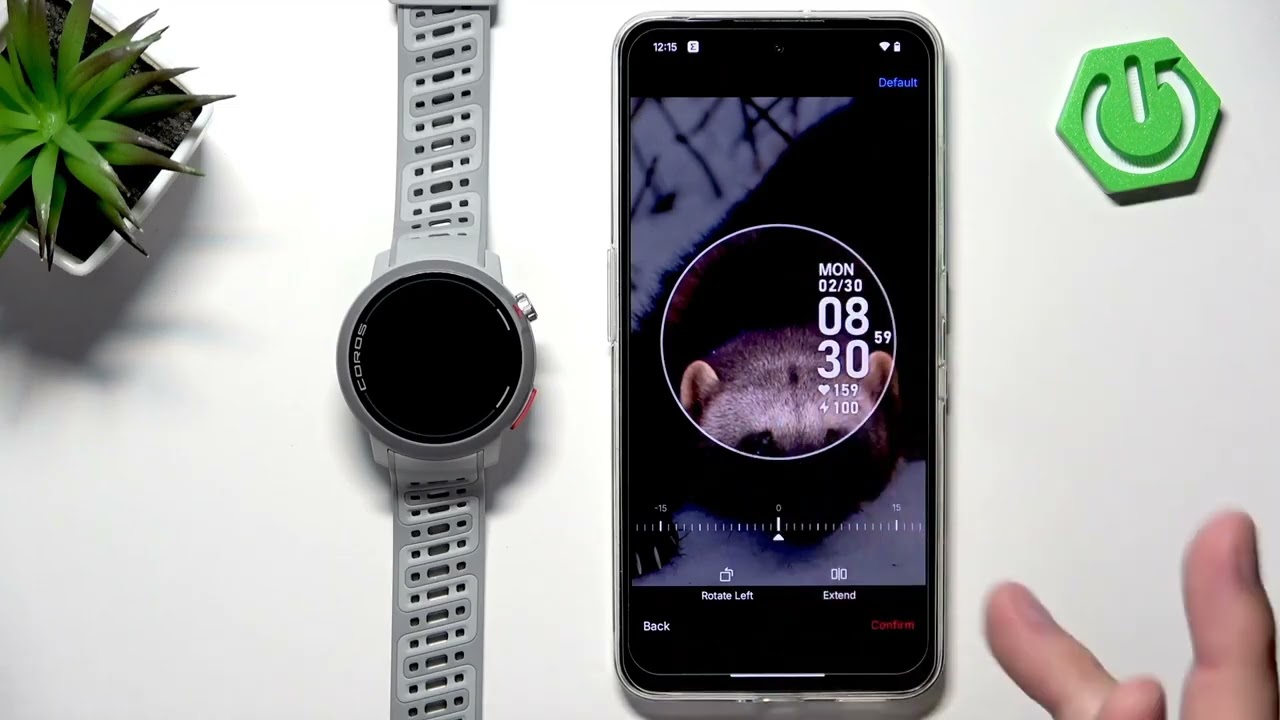 Eigenes Zifferblatt auf der COROS Pace Pro einstellen (Foto als Watch Face)