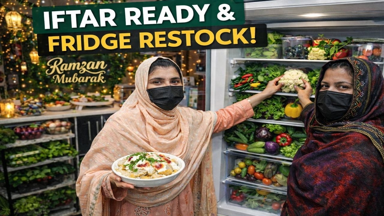 Ramadan Day 15 | Iftar Prep, Dahi Bhalay, Fridge Restock & Pizza Chicken Marination” 🌙🍕