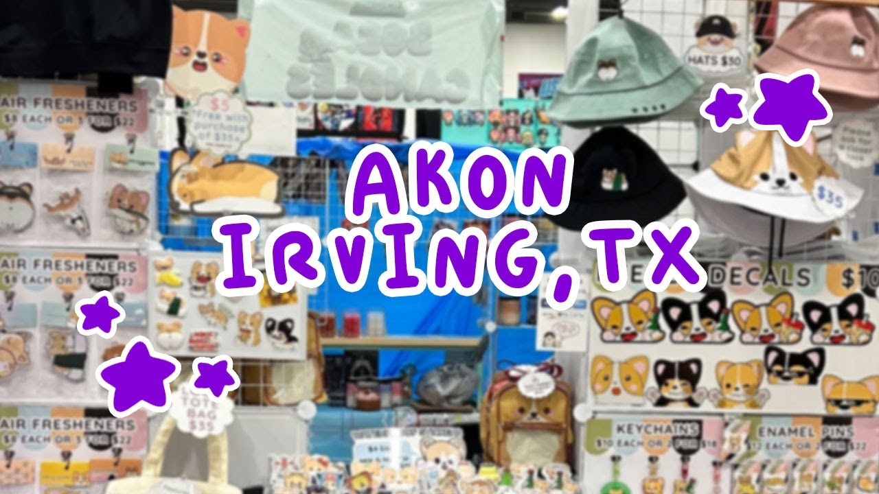 A-KON 2023 ✨ Мой первый раз в Техасе ✨ Видеоблог Artist Alley ✨ Мерч с синглом Sploot Corgi ✨ Ани...