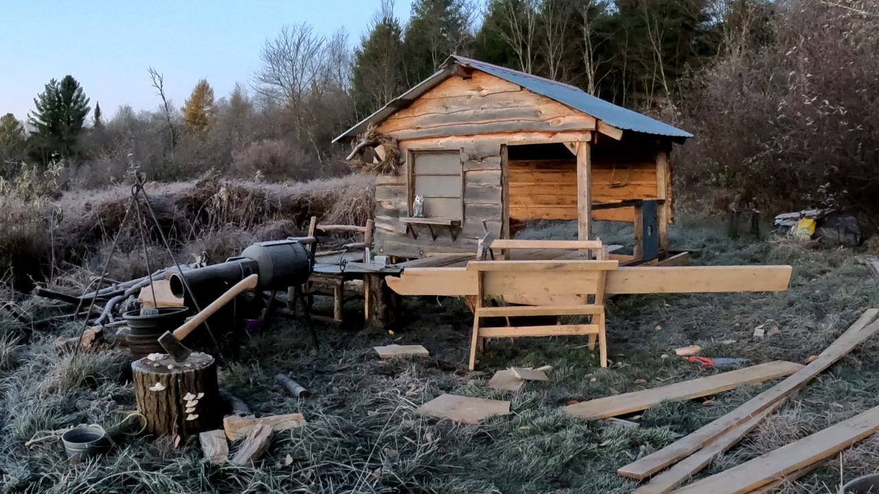 Snow's Coming. I Need to Rebuild My Tiny Cabin.