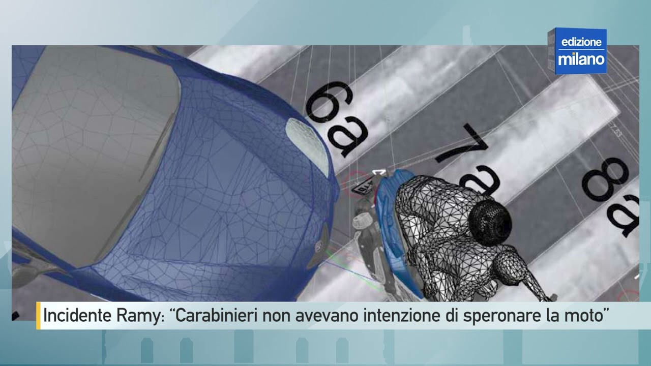 Ramy, relazione incidente: “Carabinieri non avevano intenzione di speronare la moto”