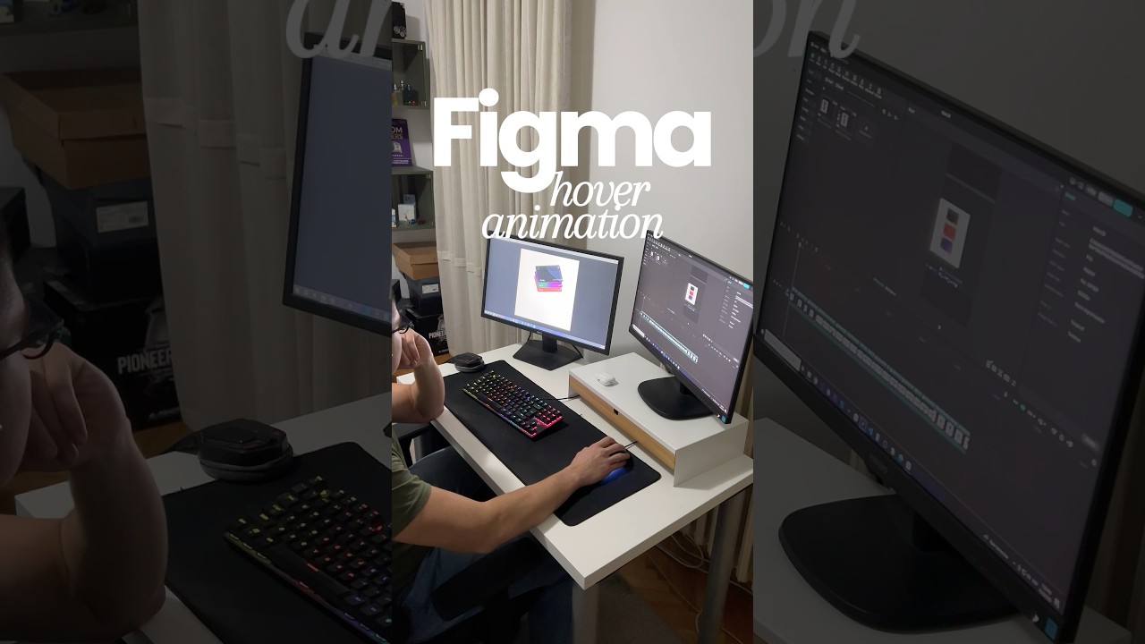 Figma Hover Animation &ndash; Smooth Reveal Effect for Interactive UI Design ⚡️