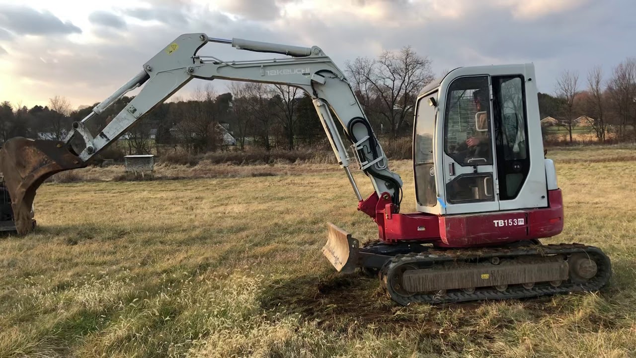 Takeuchi tb153 excavator
