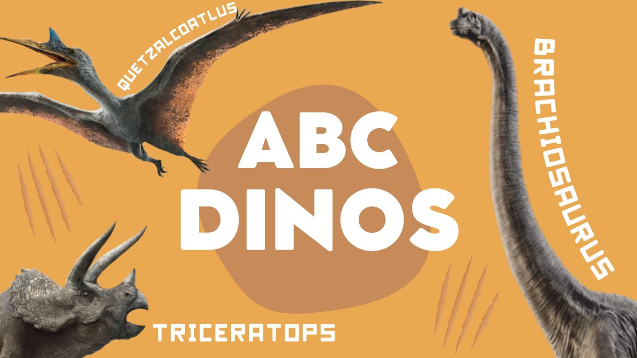 ABC DINOS 🦖🦕 | Alfabetos dos dinossauros | Dinos curiosidades | iEducação Infantil
