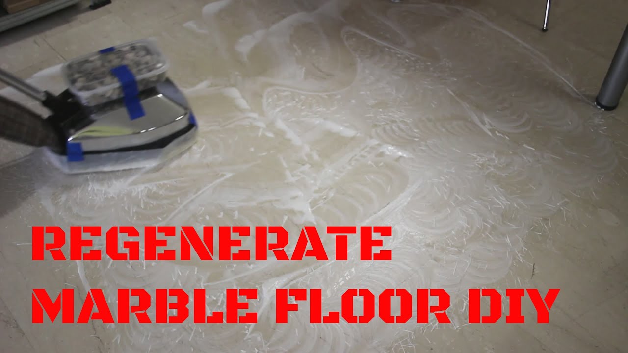 How to mirror polish a very worn marble floor