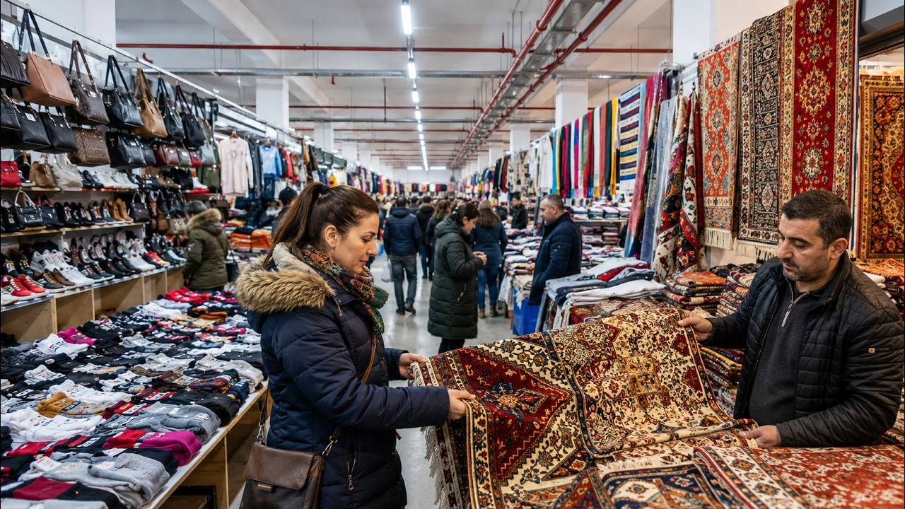 Istanbul Turkey 2026 | Inside Bahçeşehir Market Real vs Fake?Best Deals on Clothes, Bags & Rugs | 4K