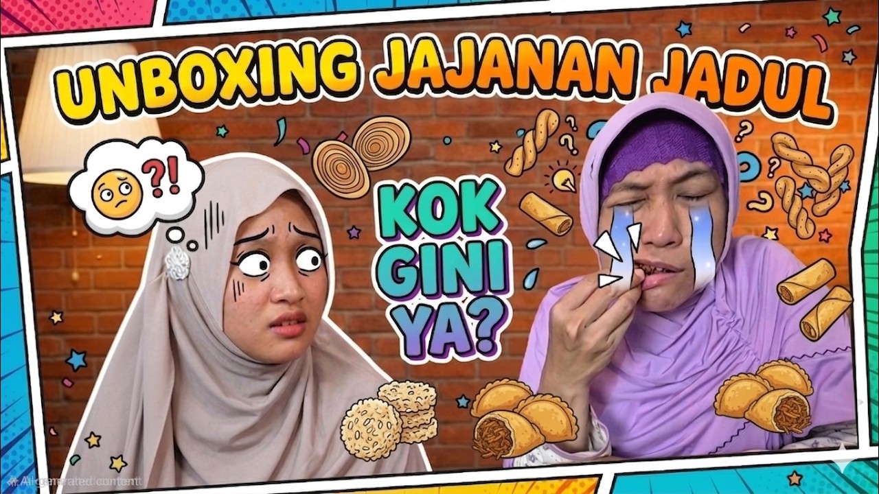 Aqilla Mukbang Jajanan Jadul Khas Lebaran di Kampung - Oleh-oleh Mbak Kunyit 😊 Aqilla's Diary