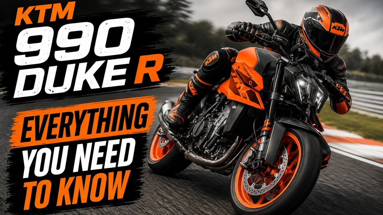 ⚙️ Review of the KTM 990 Duke R ⚙️
