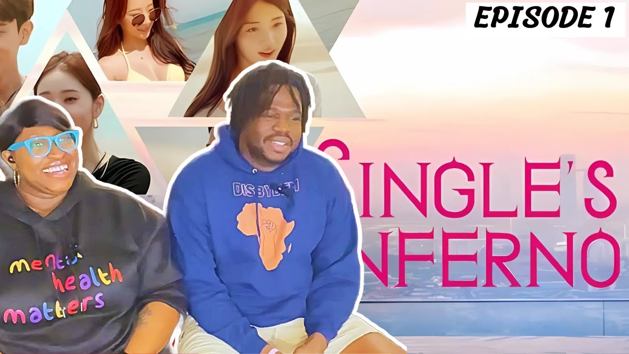 I FORCED my Husband to watch Single's Inferno - Season 1 Episode 1 Reaction | DISBYDEM
