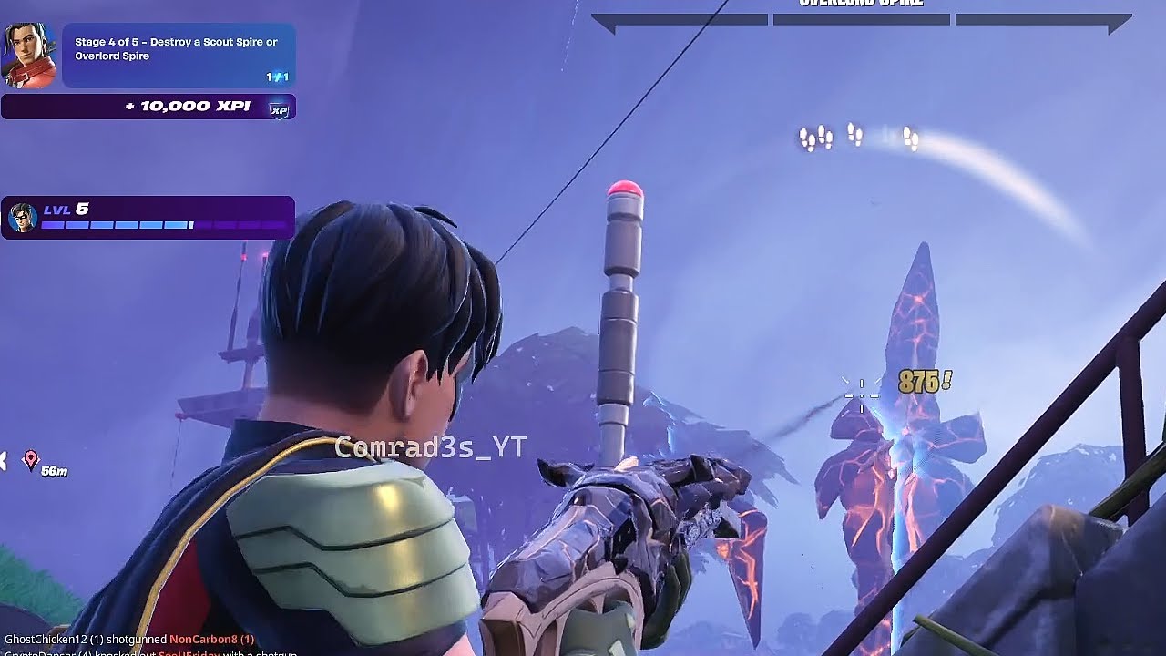 How to EASILY Destroy a Scout Spire or Overlord Spire Fortnite
