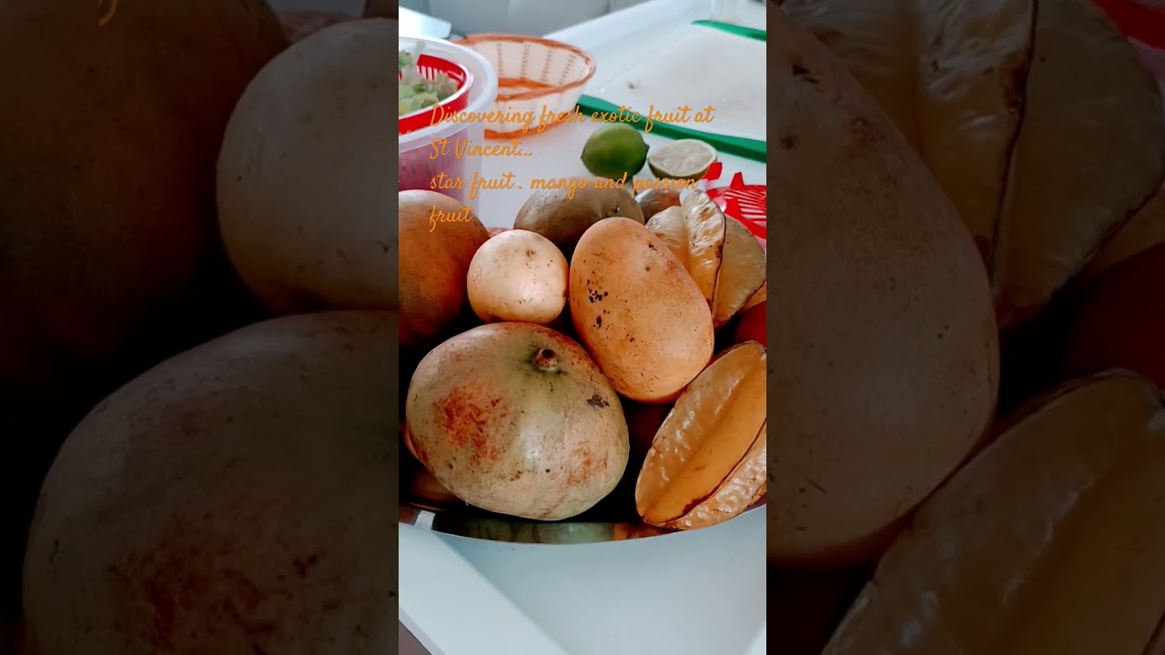 Tropical fruit at St Vincent in the Caribbean#foodstagram #tropicalfruits #stvincent #caribbean