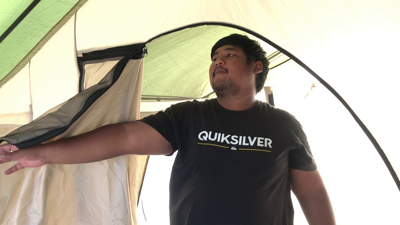 [รีวิว]ใช้งานจริง Ozark Trail 14 person Spring Lodge Cabin camping tent @ Area-11 Khanom - Real Camp
