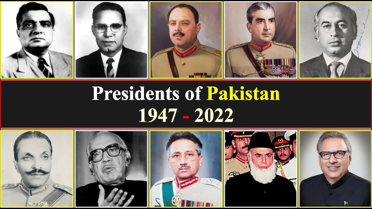 List of President of Pakistan From 1947 To 2022 | President of Pakistan