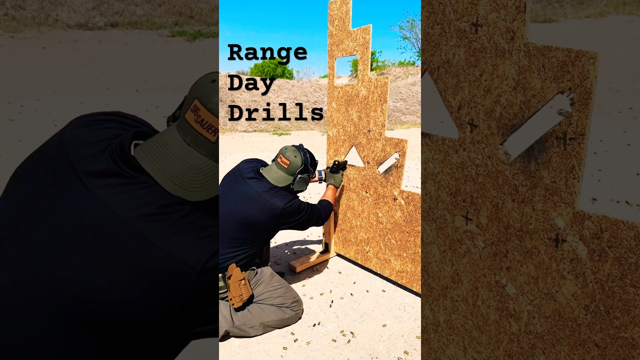 Unconventional shooting positions and shooting out of cover drills. 