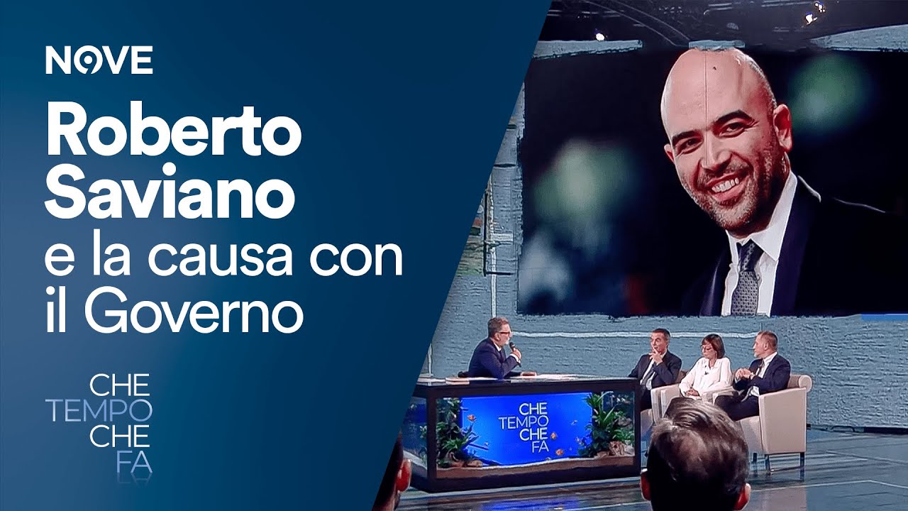 Che tempo che fa | I'intervento su Roberto Saviano e la causa con il governo: Roberto resta con noi