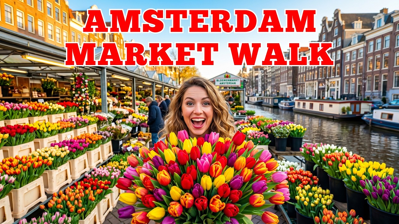 Amsterdam Flower Market Walk | Searching for Hidden Treasures