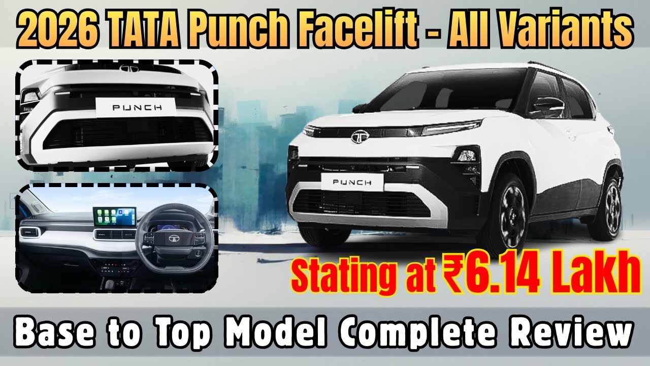 Tata Punch Facelift 2026 - All Details | Tata Punch | Interior | Exterior | Features | Turbo Engine