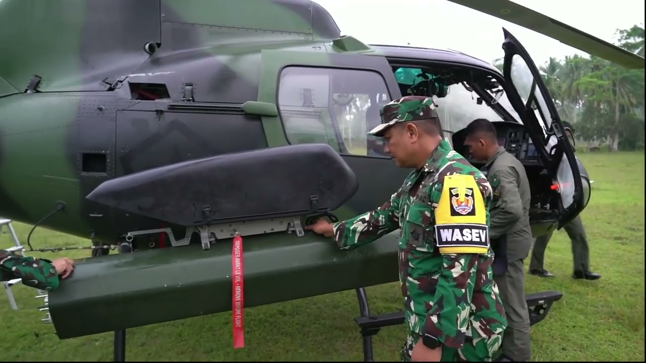 LATIHAN ANTAR KECABANGAN  TNI AD SATGAS PENERBAD DI KEPULAUAN NATUNA RIAU